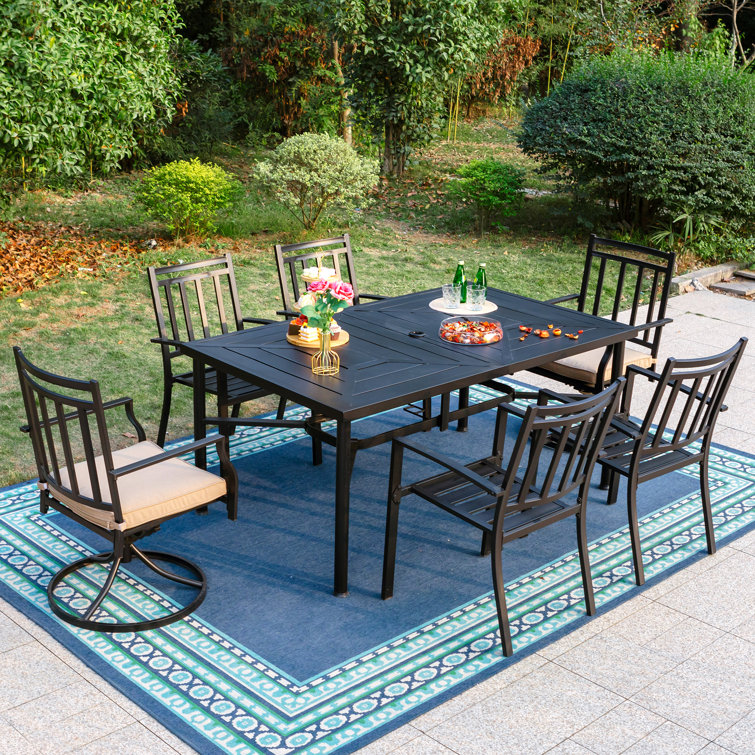 Composite patio dining online set